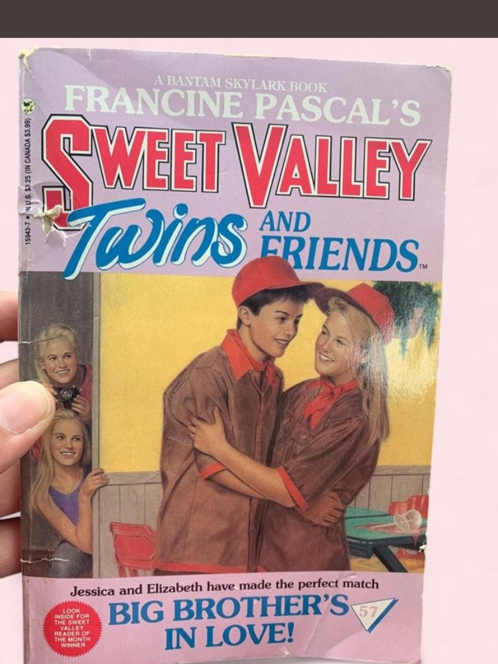 Vintage Francine Pascal's Sweet Valley Twins and Friends - Pink Cover